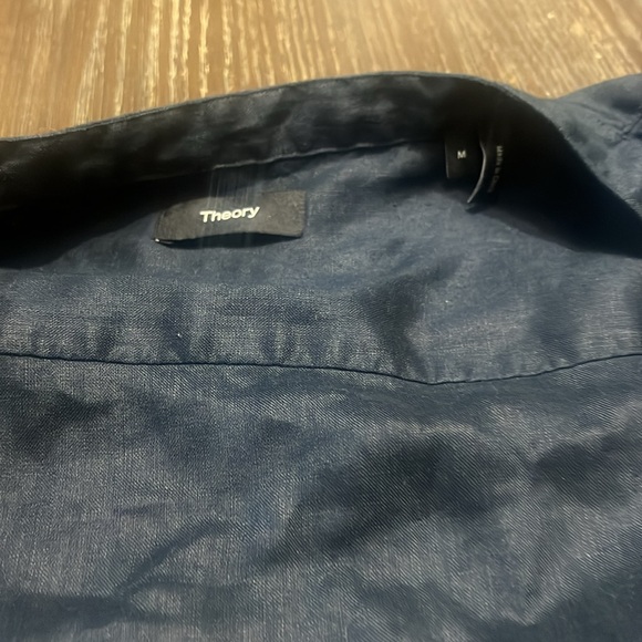 Linen bottom down shirt - Picture 4 of 7